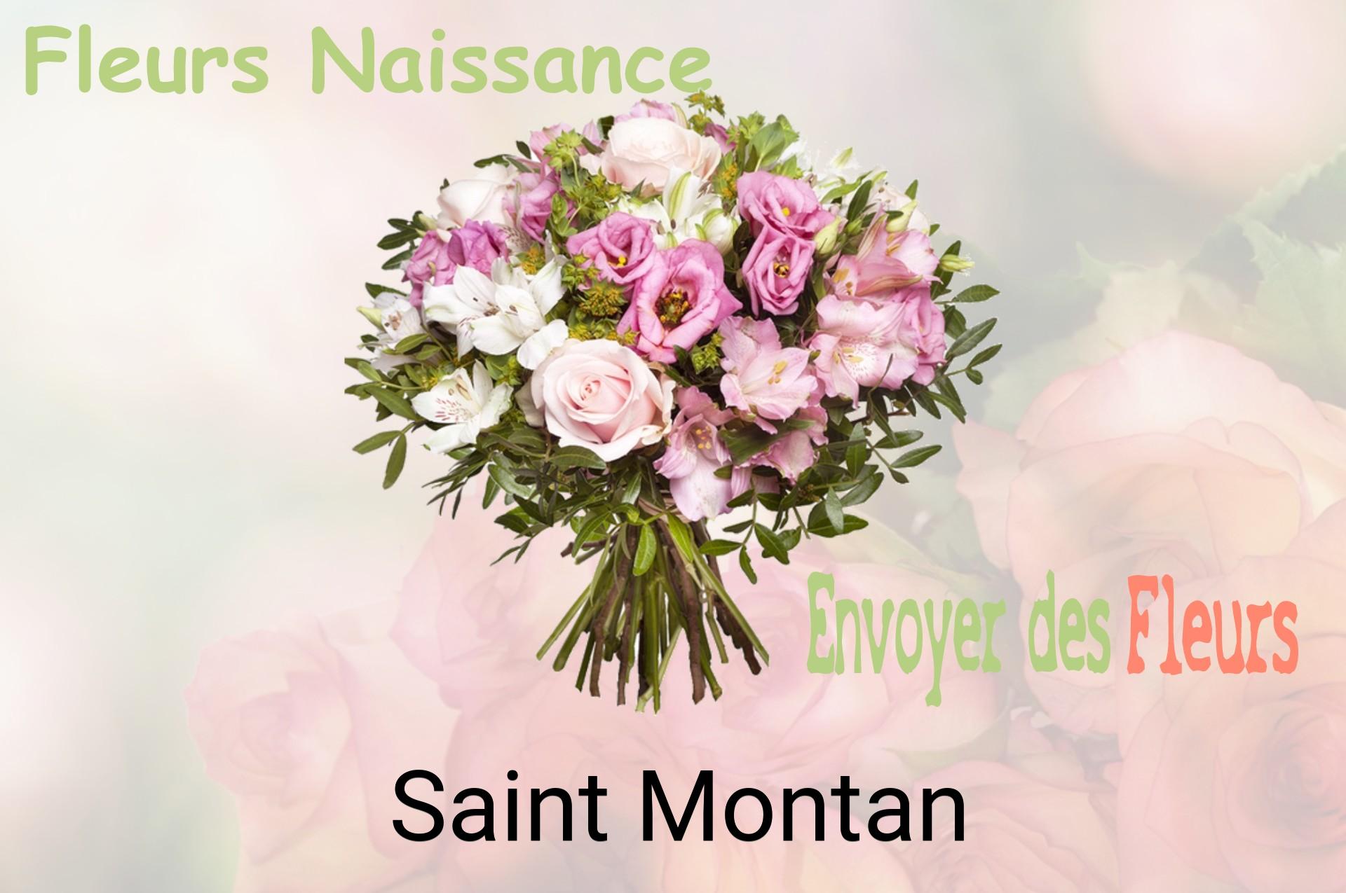 Bouquet de fleurs de naissance livré à Saint-Montan
